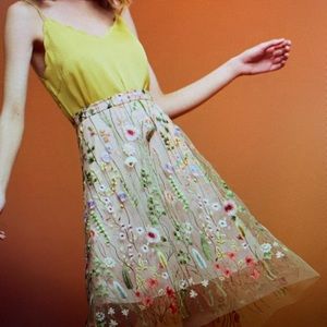 Anthropologie Eva Franco waverly garden skirt
